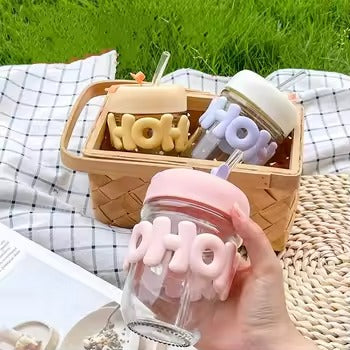 Friendly Glass Coffee Cup