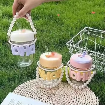 Friendly Glass Coffee Cup