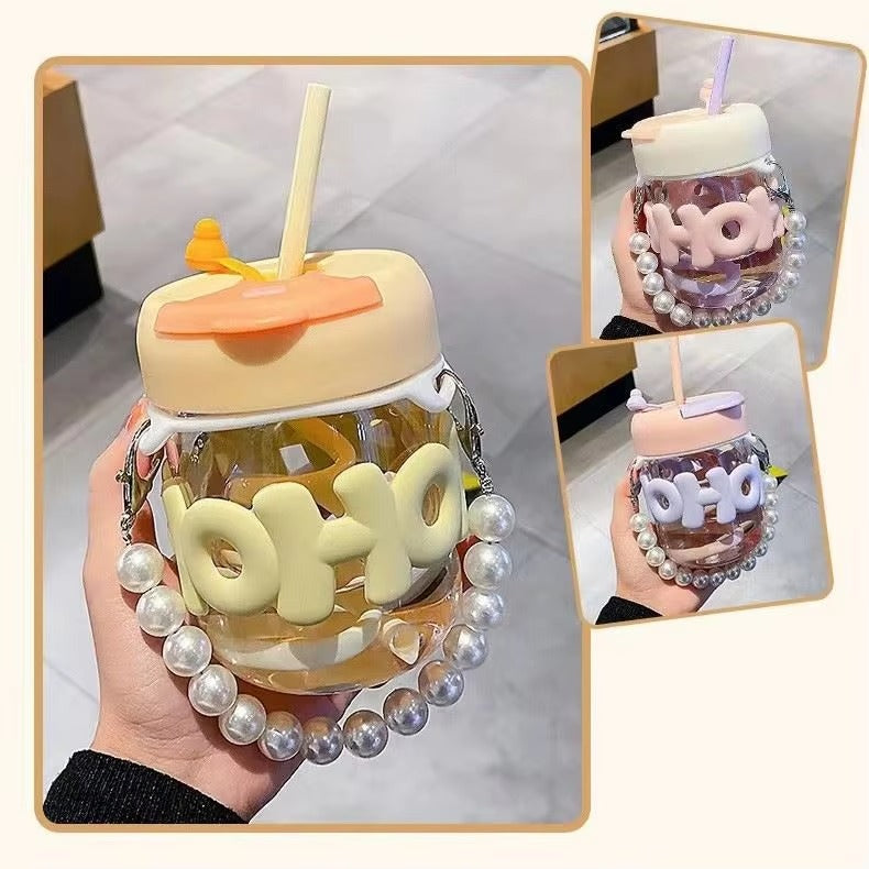 Friendly Glass Coffee Cup