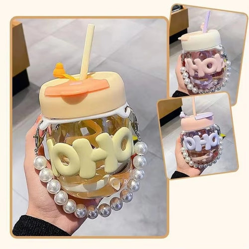 Friendly Glass Coffee Cup
